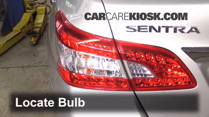 2013 Nissan Sentra SV 1.8L 4 Cyl. Lights Brake Light (replace bulb)
